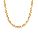 Beaded Gold Necklace