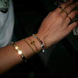 Thick Gold Bracelet