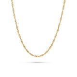 Twisty Gold Chain Necklace