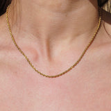 Rope Gold Chain Necklace