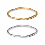 Dainty Irregular Bangle