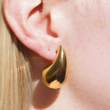 Gold Teardrop Studs