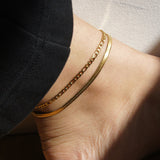 Gold Snake Chain Anklet