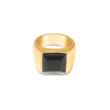 Black Stone Ring