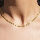 Gold Snake Chain Necklace